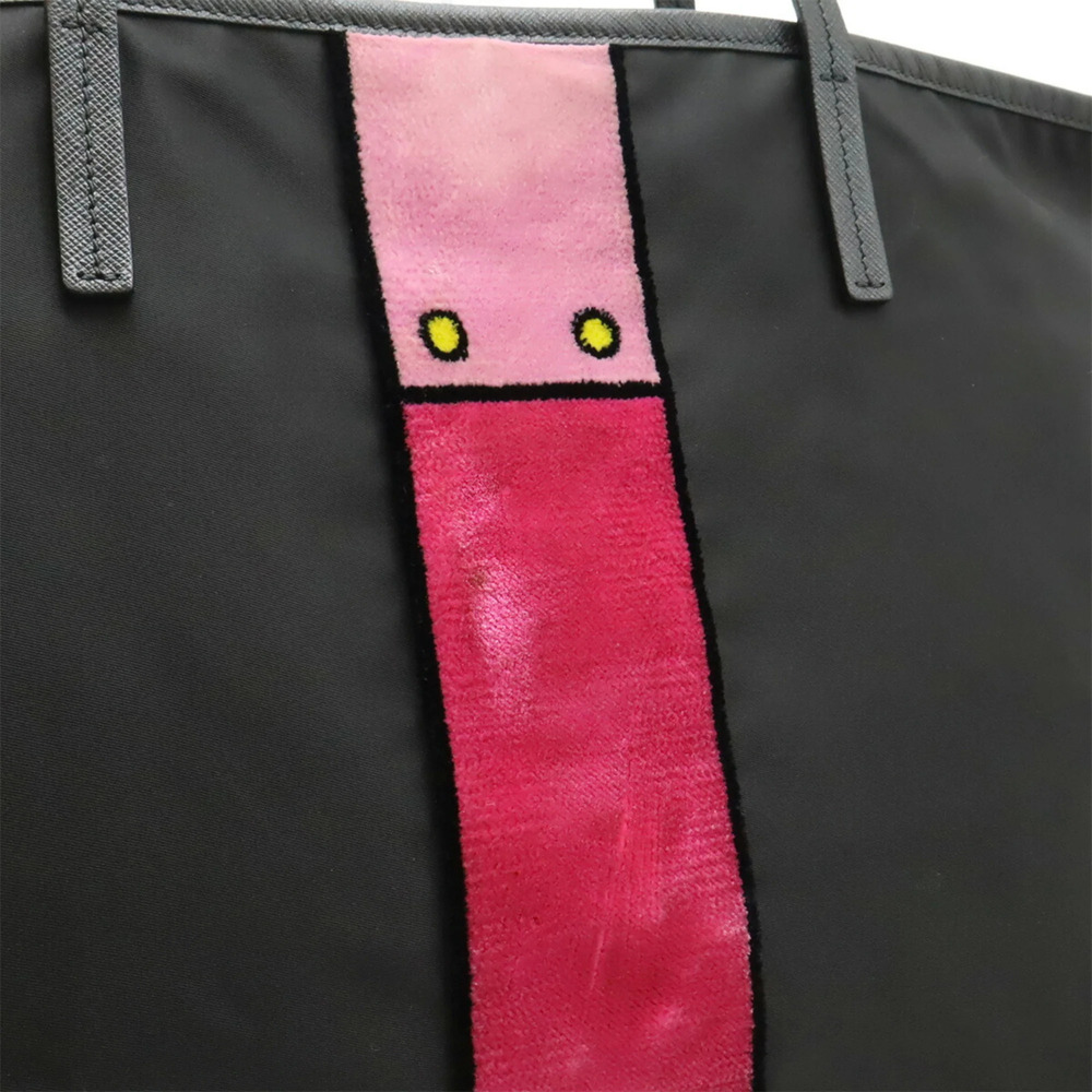 PRADA Black Leather Shoulder Bag - Picture 9 of 10